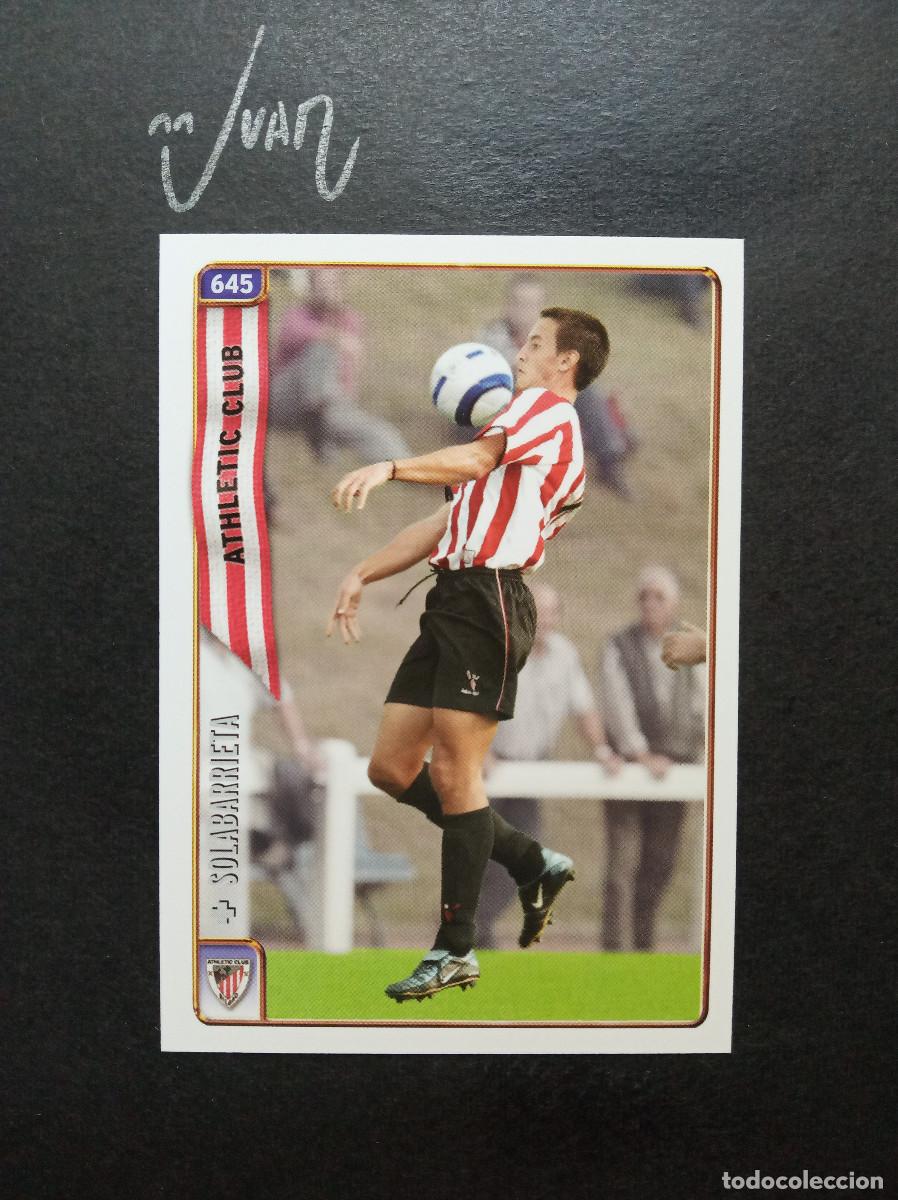 Cromos de f&uacute;tbol: N&ordm; 645 FICHAJE UH + SOLABARRIETA ATHLETIC CLUB BILBAO ⚽ MUNDICROMO &reg; FICHA LIGA 2004 2005 04 05