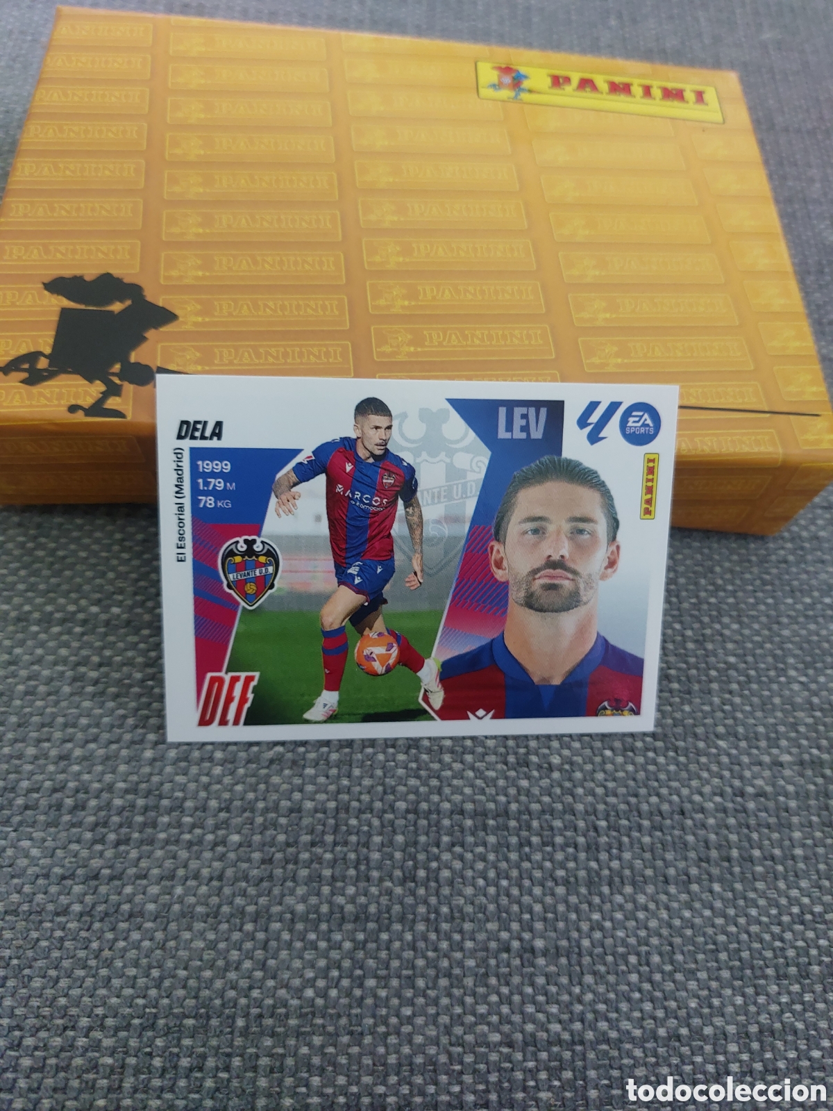 Cromos de f&uacute;tbol: 6 DELA LEVANTE PANINI LIGA ESTE 25 26 2025 2026