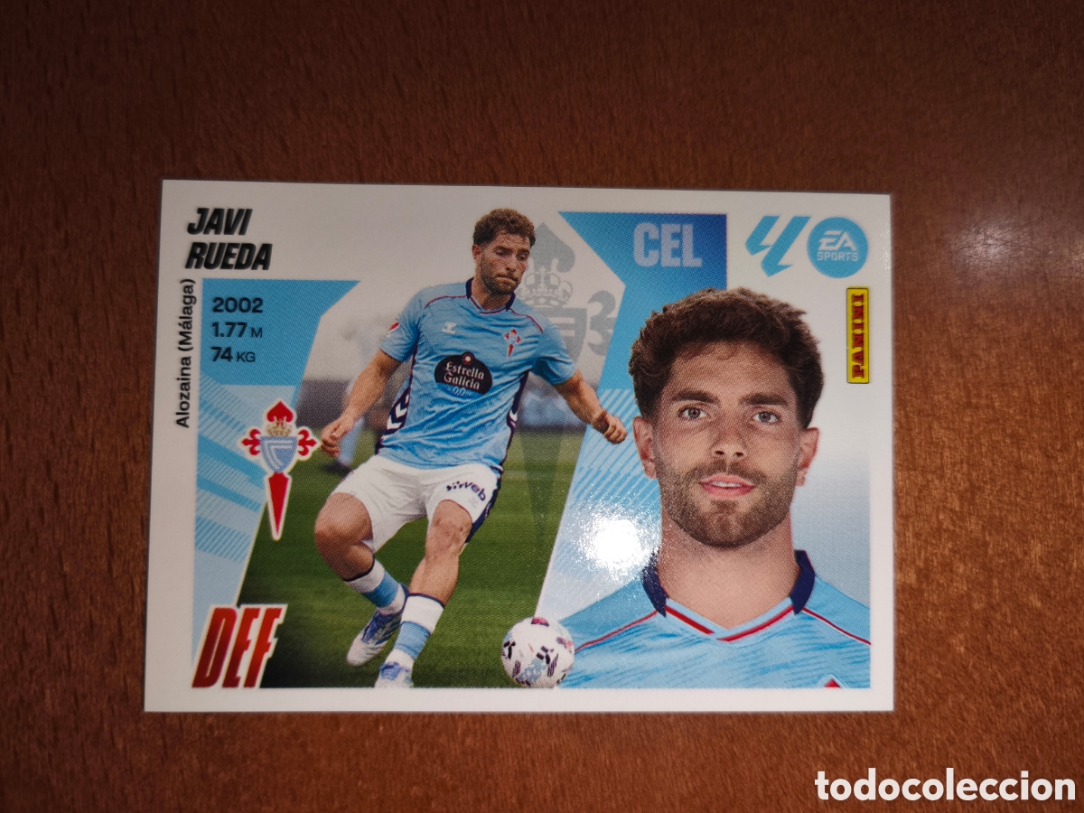 Football Stickers: Javi Rueda coloca n&deg;6 Bis liga este 25/26 Celta