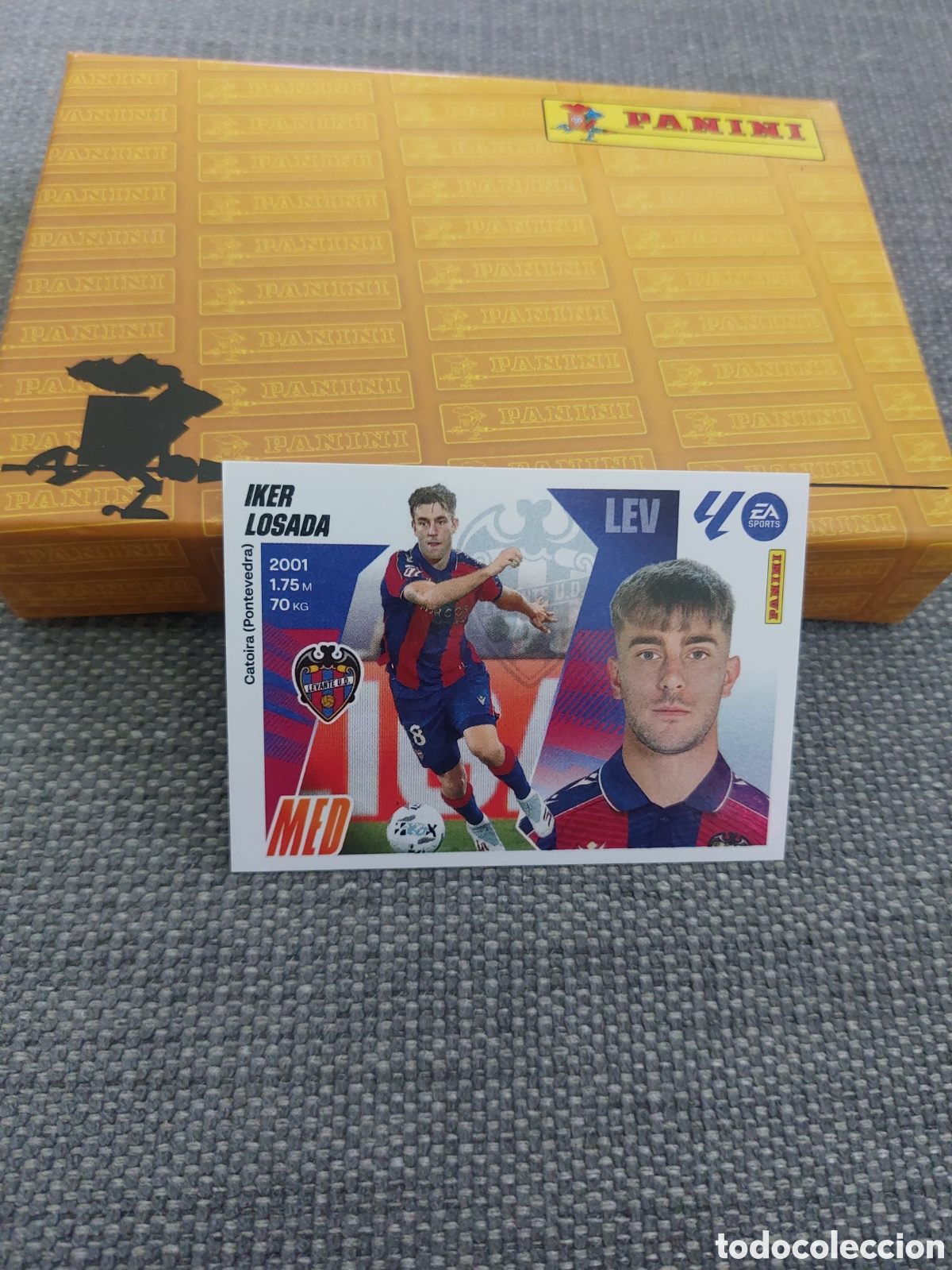 Football Stickers: 13 BIS IKER LOSADA LEVANTE PANINI LIGA ESTE 25 26 2025 2026