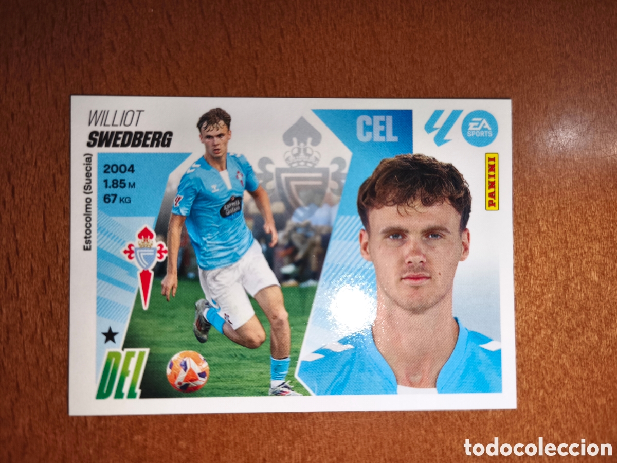 Football Stickers: Swedberg n&deg;18 liga este 25/26 Celta