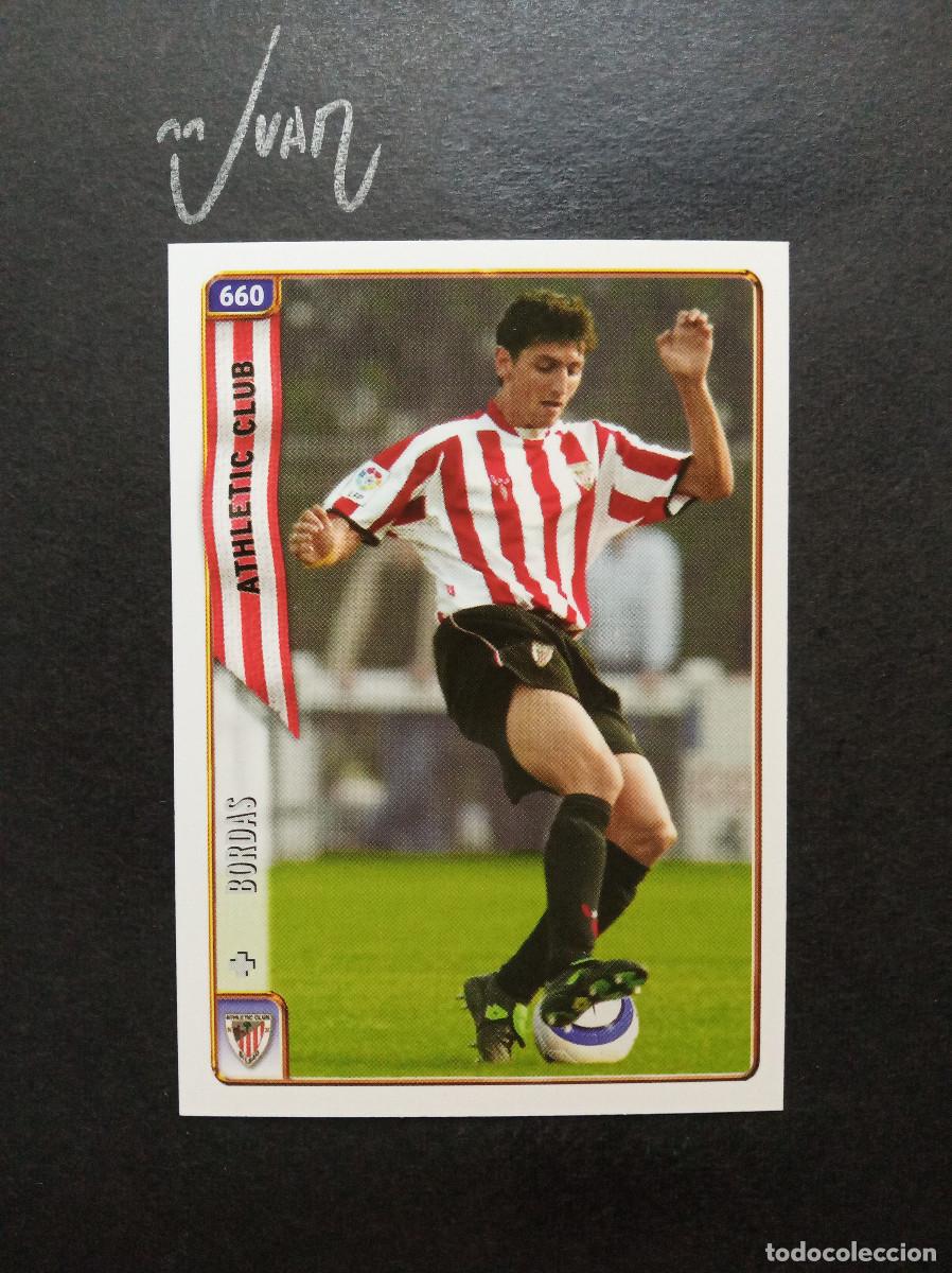 Cromos de f&uacute;tbol: N&ordm; 660 FICHAJE UH + ROOKIE BORDAS ATHLETIC CLUB BILBAO ⚽ MUNDICROMO &reg; FICHA LIGA 2004 2005 04 05