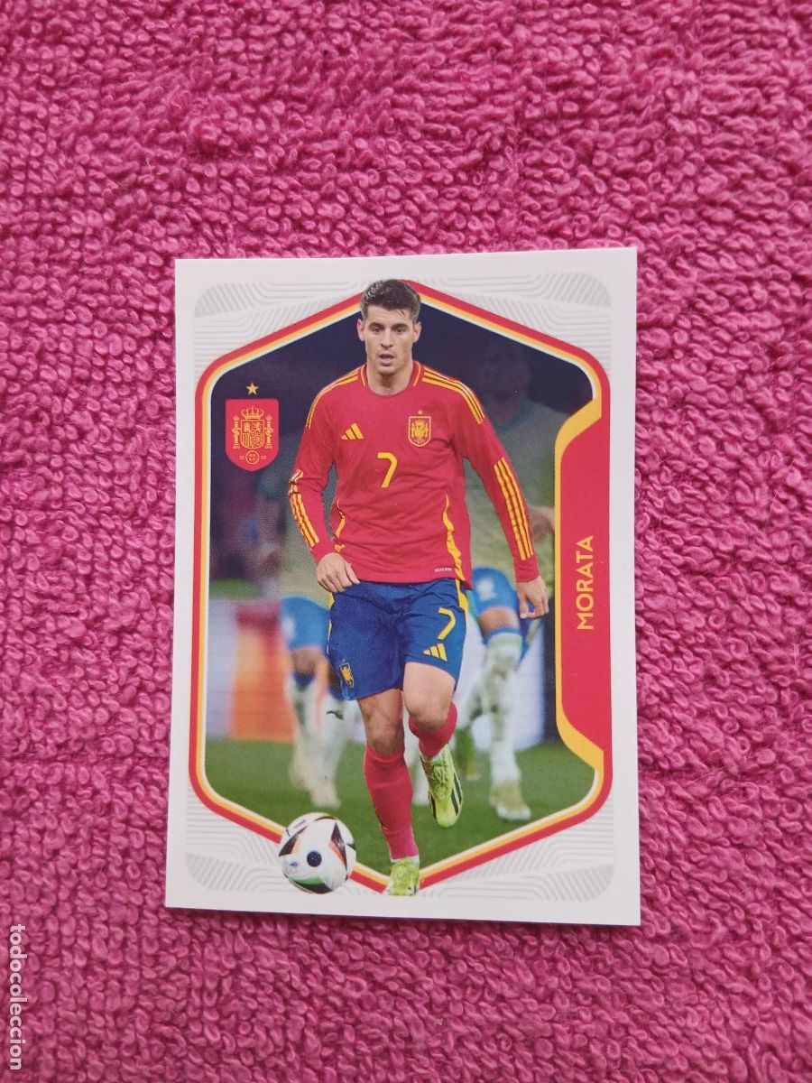 Cromos de f&uacute;tbol: espa&ntilde;a 2026 55 morata selecci&oacute;n espa&ntilde;ola panini carrefour family mundial de futbol