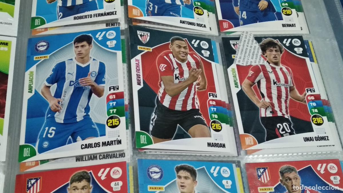 Cromos de f&uacute;tbol: 17 BIS Carlos Mart&iacute;n, Deportivo Alav&eacute;s AMPLIACI&Oacute;N FICHAS ALBUM ADRENALYN XL 2024 2025 24 25