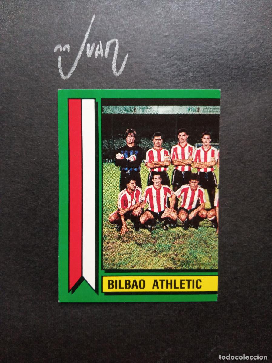 Cromos de f&uacute;tbol: 365 ALINEACION BILBAO ATHLETIC LARRAZABAL SOMAVILLA ⚽ PANINI &reg; LIGA FUTBOL 1989 1990 89 90 SIN PEGAR