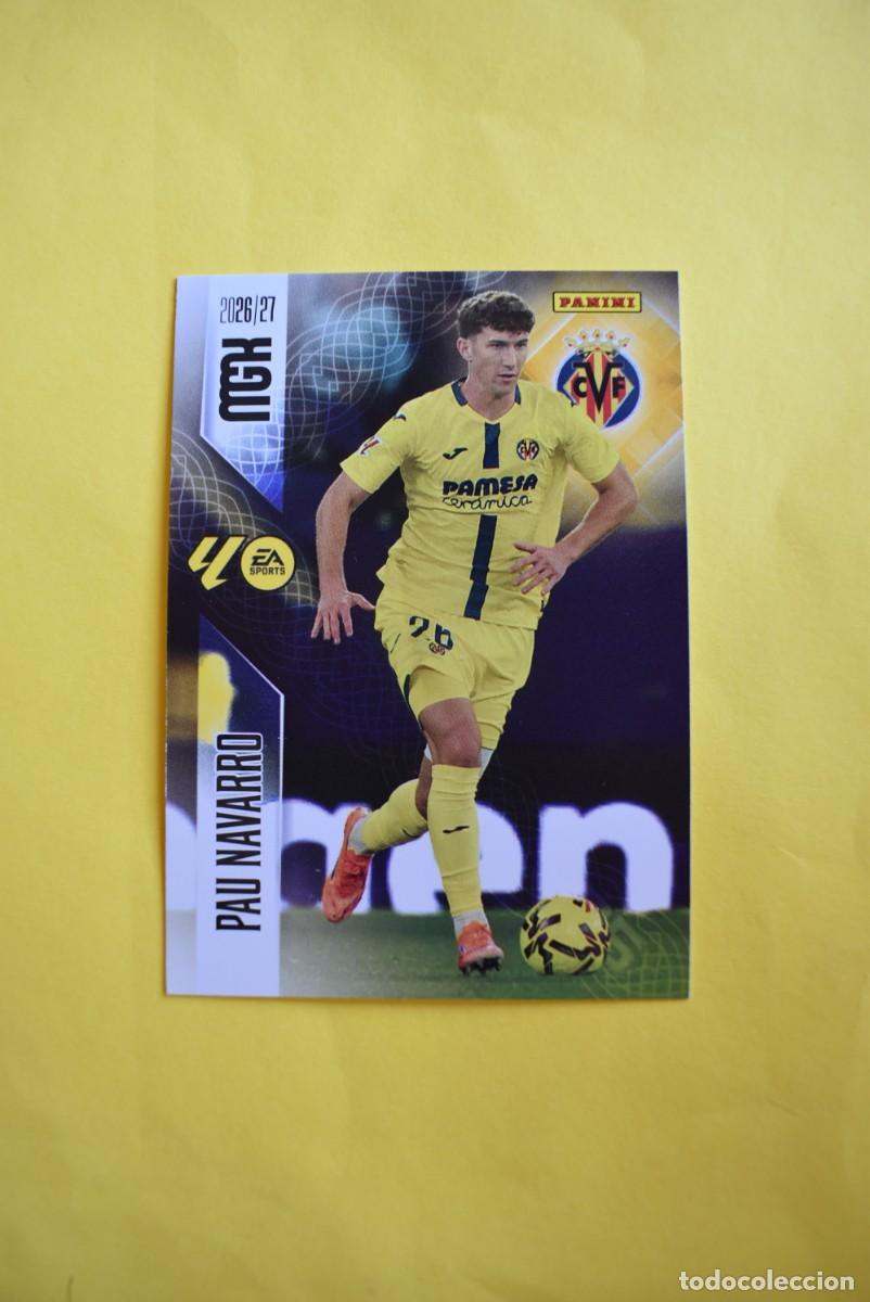 Cromos de Futebol: Cromo La Liga. Megacracks. 2026 2027. 26 27. Pau Navarro. Villarreal. N. &ordm; 365. Panini