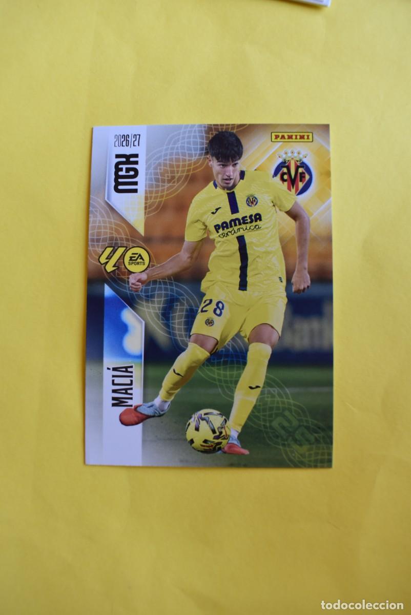 Cromos de Futebol: Cromo La Liga. Megacracks. 2026 2027. 26 27. Maci&aacute;. Villarreal. N. &ordm; 371. Panini