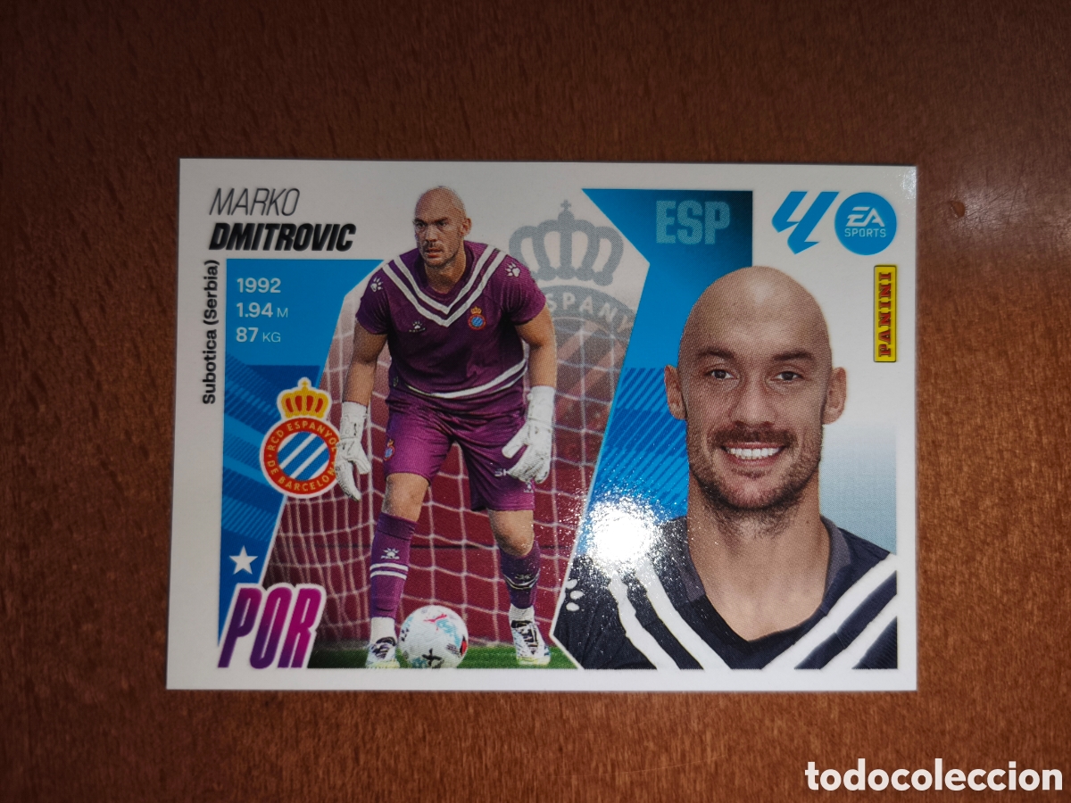 Cromos de Futebol: Dmitrovic n&deg;3 liga este 25/26 Espanyol