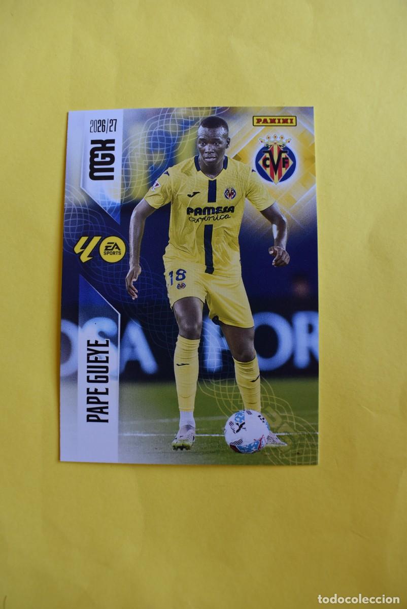 Cromos de Futebol: Cromo La Liga. Megacracks. 2026 2027. 26 27. Pape Gueye. Villarreal. N. &ordm; 372. Panini