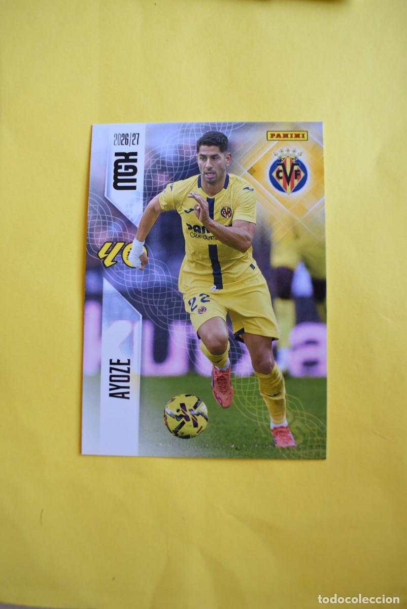 Football Stickers: Cromo La Liga. Megacracks. 2026 2027. 26 27. Ayoze. Villarreal. N. &ordm; 377. Panini