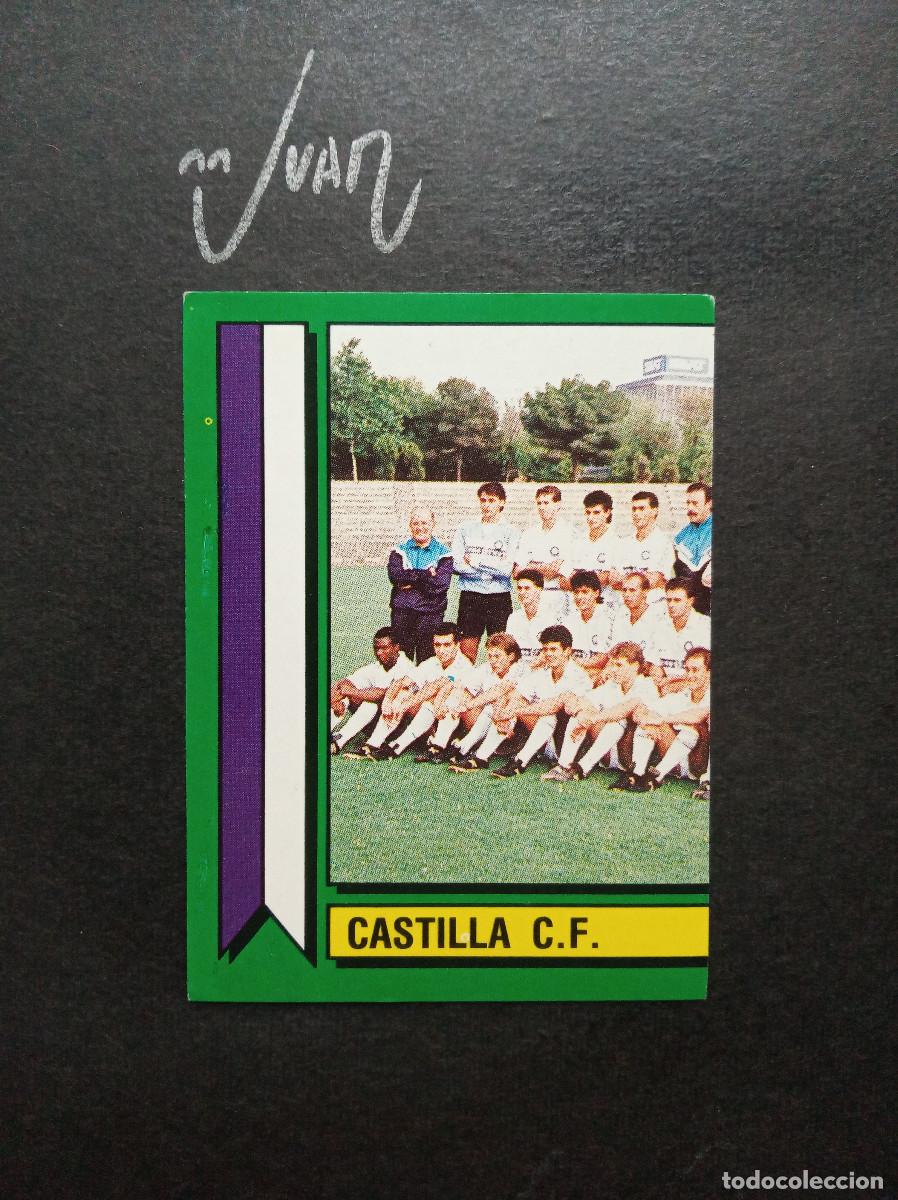 Football Stickers: N&ordm; 374 PLANTILLA REAL MADRID CASTILLA DEL BOSQUE ⚽ PANINI &reg; LIGA FUTBOL 1989 1990 89 90 SIN PEGAR