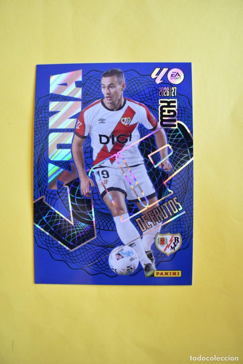 Cromo La Liga. Megacracks. 2026 2027. 26 27. De Frutos. Rayo Vallecano. Zona VIP. N. º 392. Panini