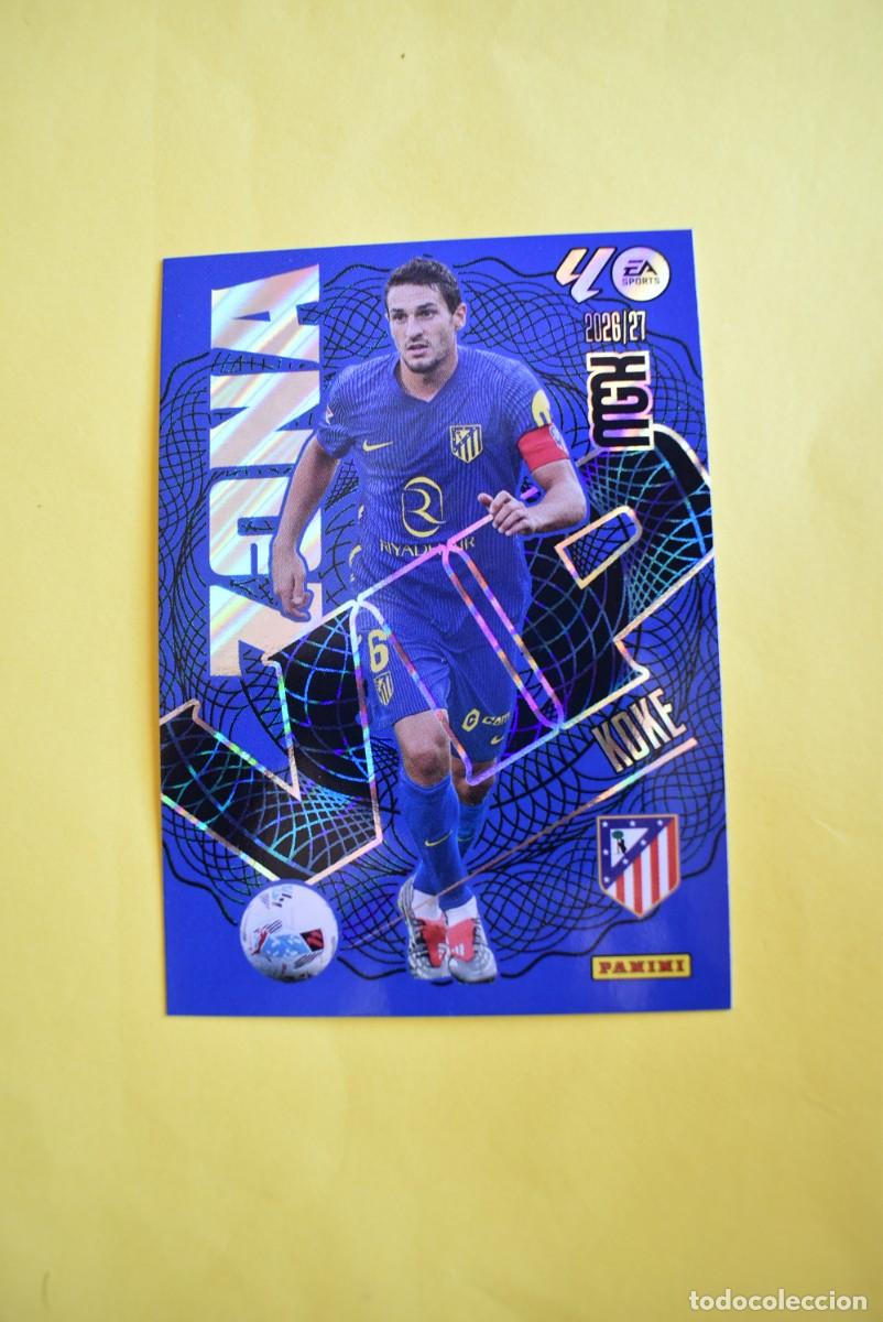 Cromo La Liga. Megacracks. 2026 2027. 26 27. Koke. Atlético de Madrid. Zona VIP. N. º 400. Panini