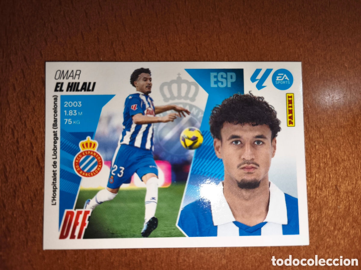 Cromos de f&uacute;tbol: El Hilali n&deg;5 liga este 25/26 Espanyol