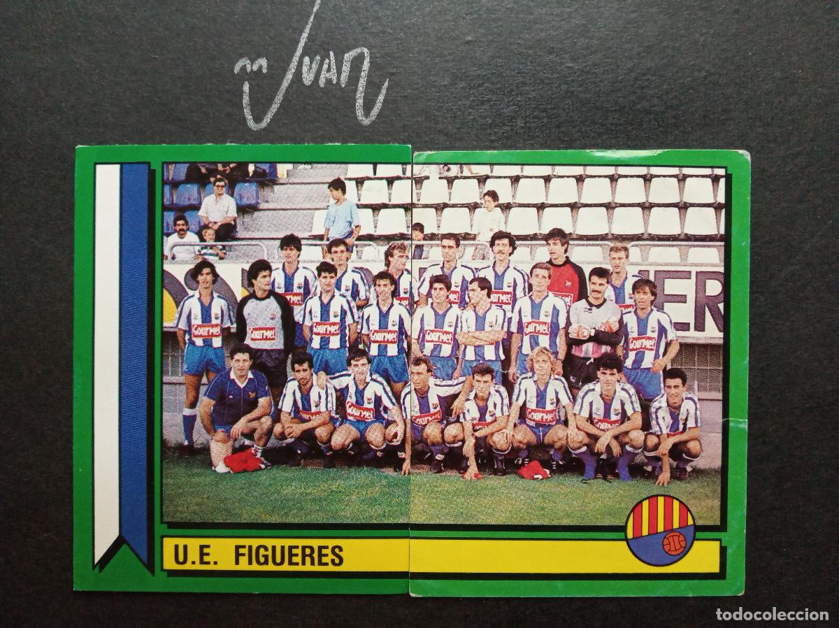 Cromos de f&uacute;tbol: N&ordm; 388 + 389 ALINEACION FIGUERES TINTIN MARQUEZ ⚽ PANINI &reg; LIGA FUTBOL 1989 1990 89 90 SIN PEGAR