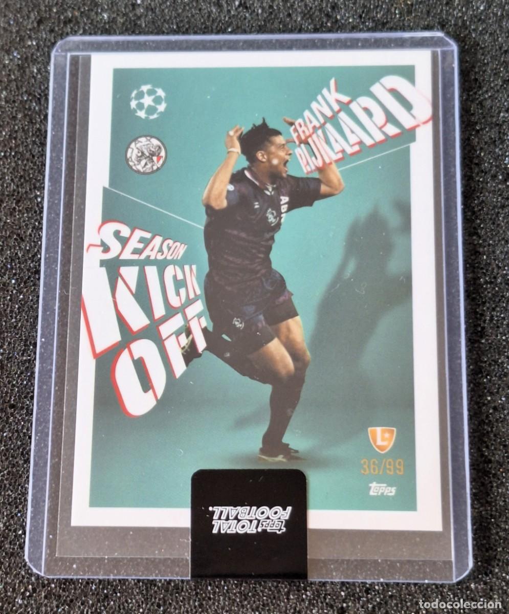Cromos de f&uacute;tbol: Frank Rijkaard Ajax Topps Total Football 36/99 Season Kick Off