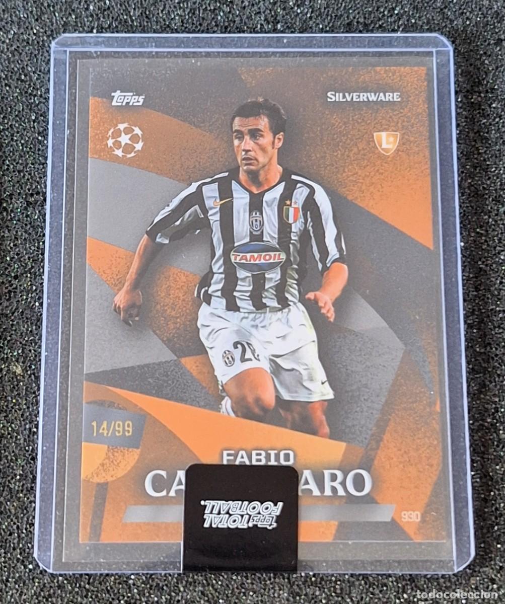 Cromos de f&uacute;tbol: Fabio Cannavaro Juventus Topps Total Football 14/99 Silverware