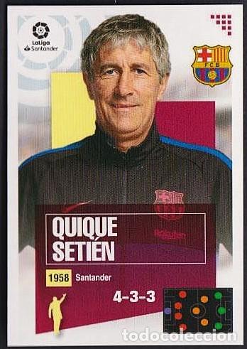 Fu&szlig;ball-Sticker: 1 QUIQUE SETIEN FC BARCELONA CROMOS ALBUM EDICIONES ESTE 2020 2021 20 21
