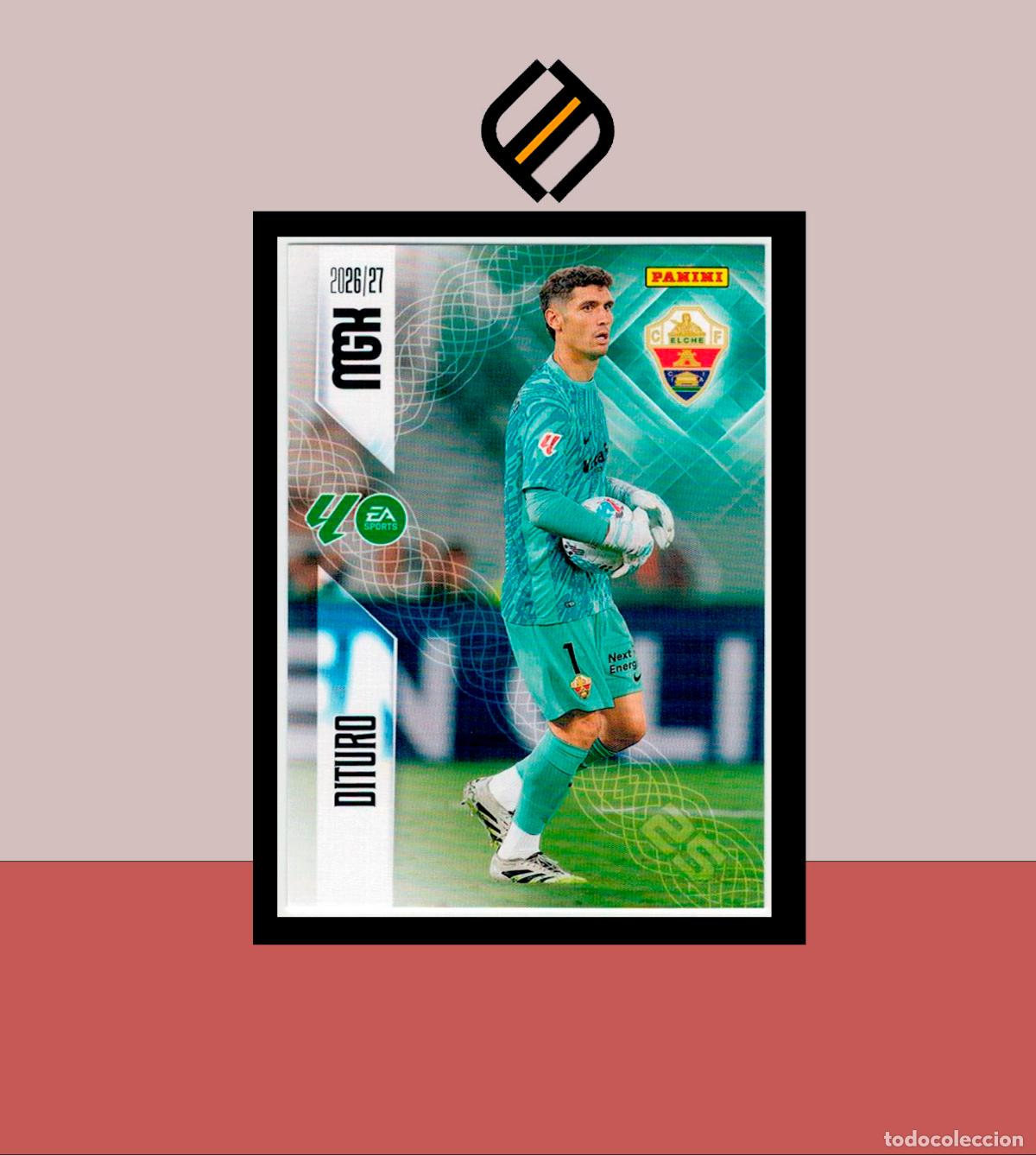 Cartes &agrave; collectionner de Football: MEGACRACKS 2026 2027 26 27 PANINI N&ordm; 146 DITURO ELCHE COLECCI&Oacute;N ALB&Uacute;M MGK