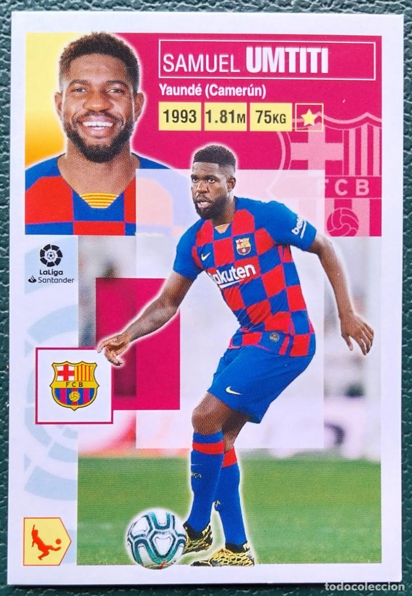 Cromos de f&uacute;tbol: 8 UMTITI FC BARCELONA CROMOS ALBUM EDICIONES ESTE 2020 2021 20 21
