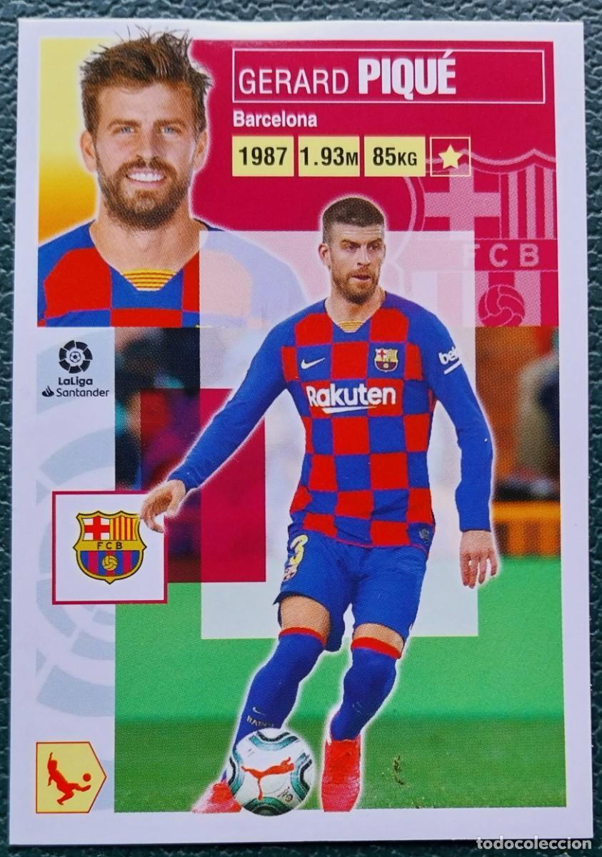 Cromos de f&uacute;tbol: 7 PIQUE FC BARCELONA CROMOS ALBUM EDICIONES ESTE 2020 2021 20 21