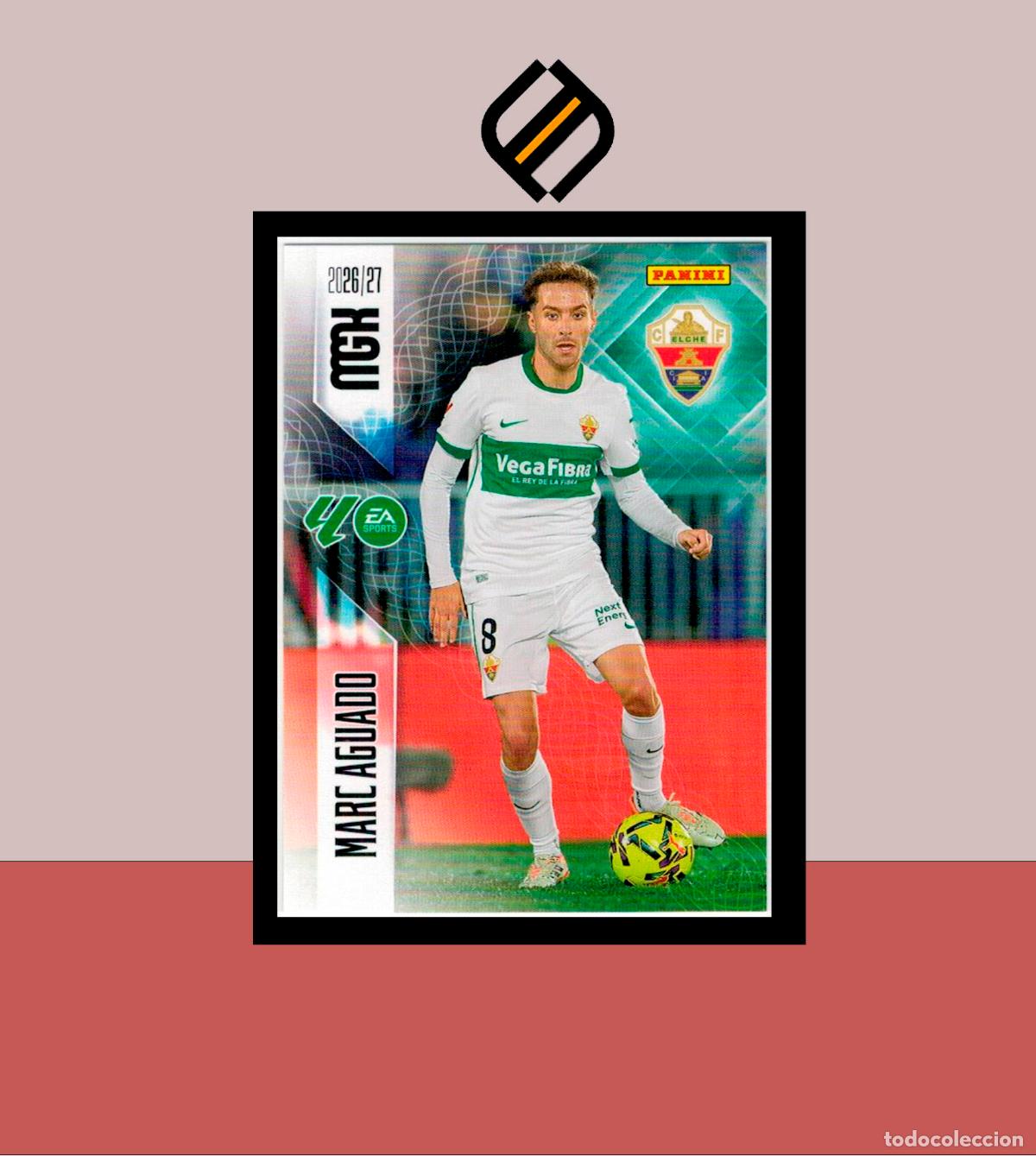 Figurine di Calcio: MEGACRACKS 2026 2027 26 27 PANINI N&ordm; 156 MARC AGUADO ELCHE COLECCI&Oacute;N ALB&Uacute;M MGK