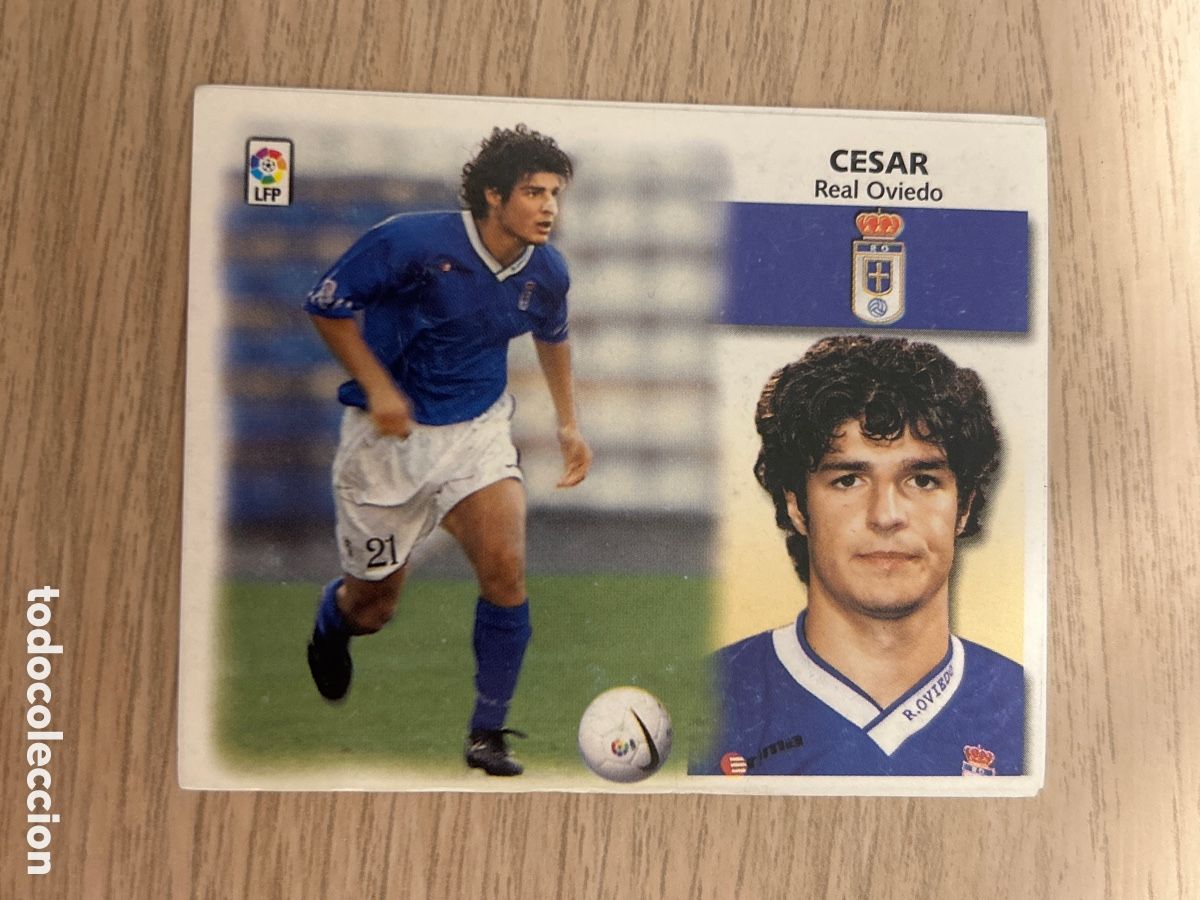 Figurine di Calcio: CESAR OVIEDO BAJA LIGA LIGA ESTE 1999 2000 99 00 NUNCA PEGADO SIN PEGAR