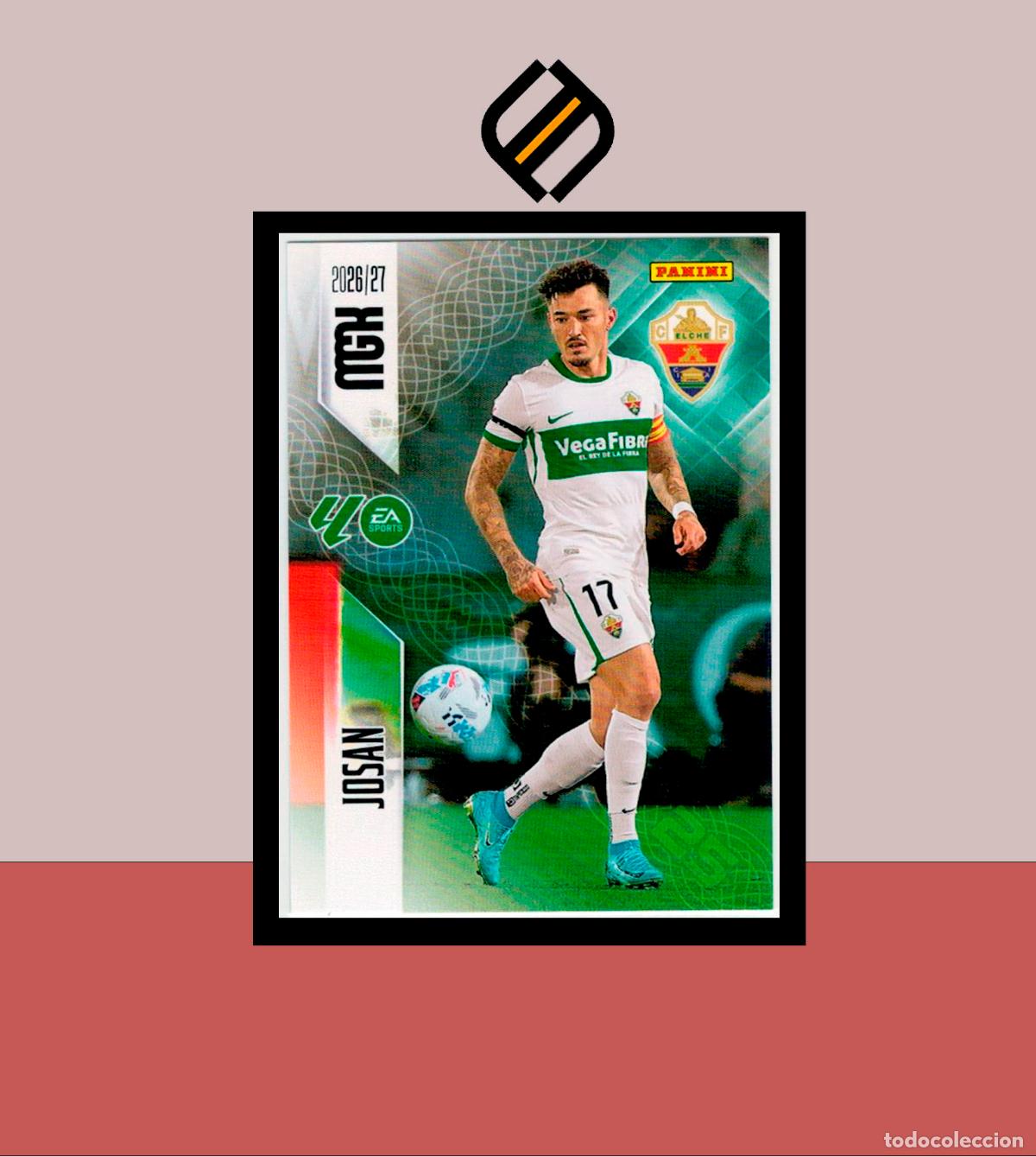 Cromos de f&uacute;tbol: MEGACRACKS 2026 2027 26 27 PANINI N&ordm; 157 JOSAN ELCHE COLECCI&Oacute;N ALB&Uacute;M MGK 2 EDICI&Oacute;N