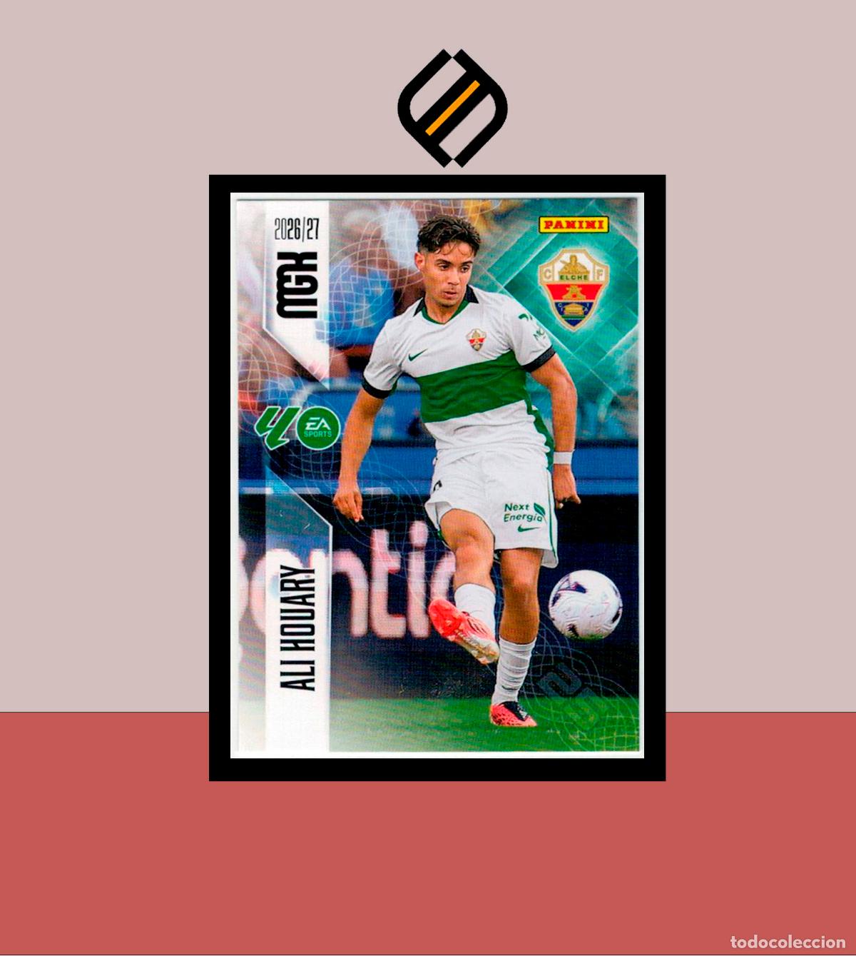 Cromos de f&uacute;tbol: MEGACRACKS 2026 2027 26 27 PANINI N&ordm; 159 ALY HOUARY COLECCI&Oacute;N ALB&Uacute;M MGK
