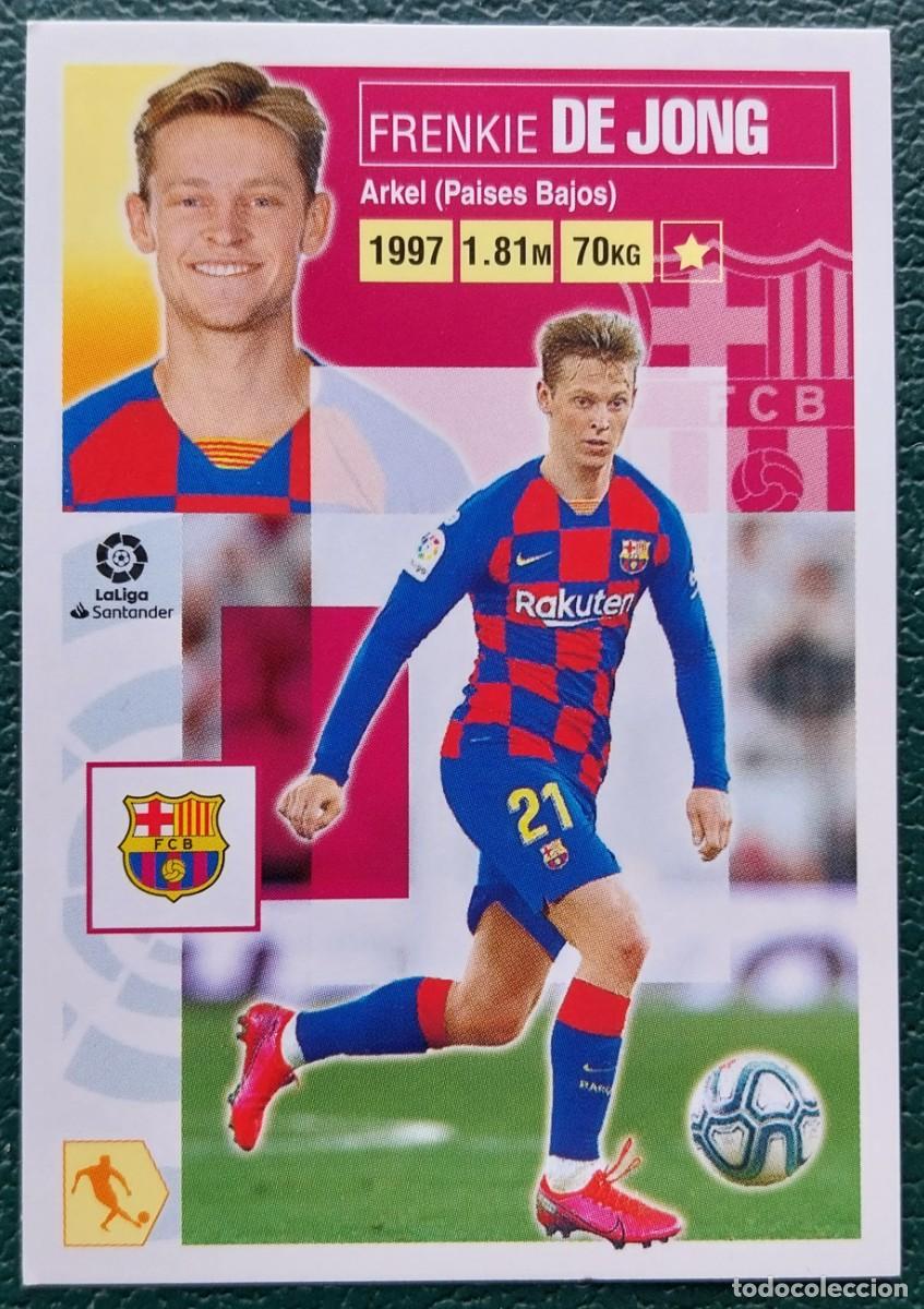 Cromos de f&uacute;tbol: 12 DE JONG FC BARCELONA CROMOS ALBUM EDICIONES ESTE 2020 2021 20 21