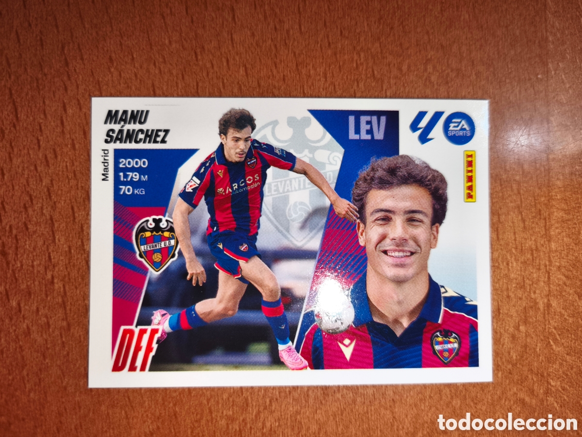 Cromos de f&uacute;tbol: Manu S&aacute;nchez n&deg;11 liga este 25/26 Levante