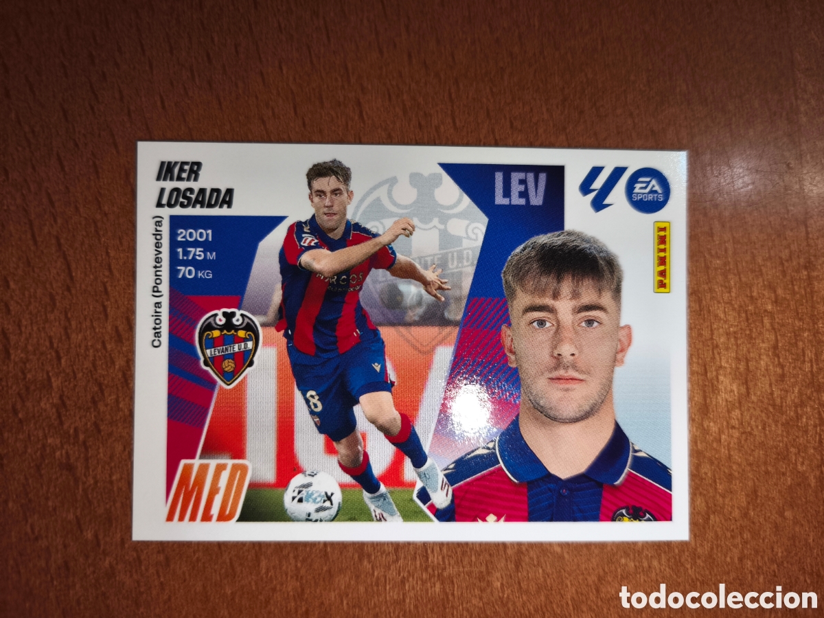 Cromos de f&uacute;tbol: Iker Losada coloca n&deg;13 Bis liga este 25/26 Levante