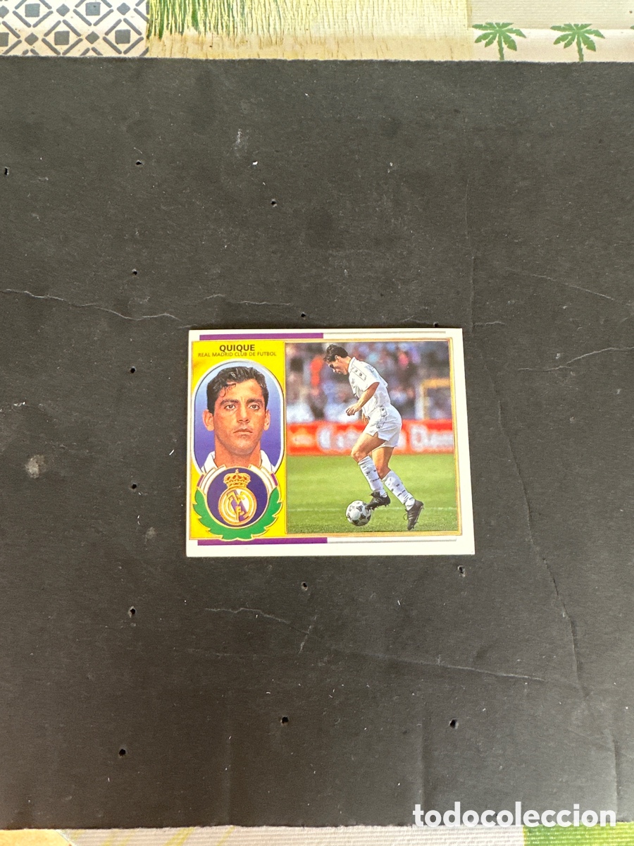 Cromos de f&uacute;tbol: Cromo liga 96/97 Real Madrid nunca pegado