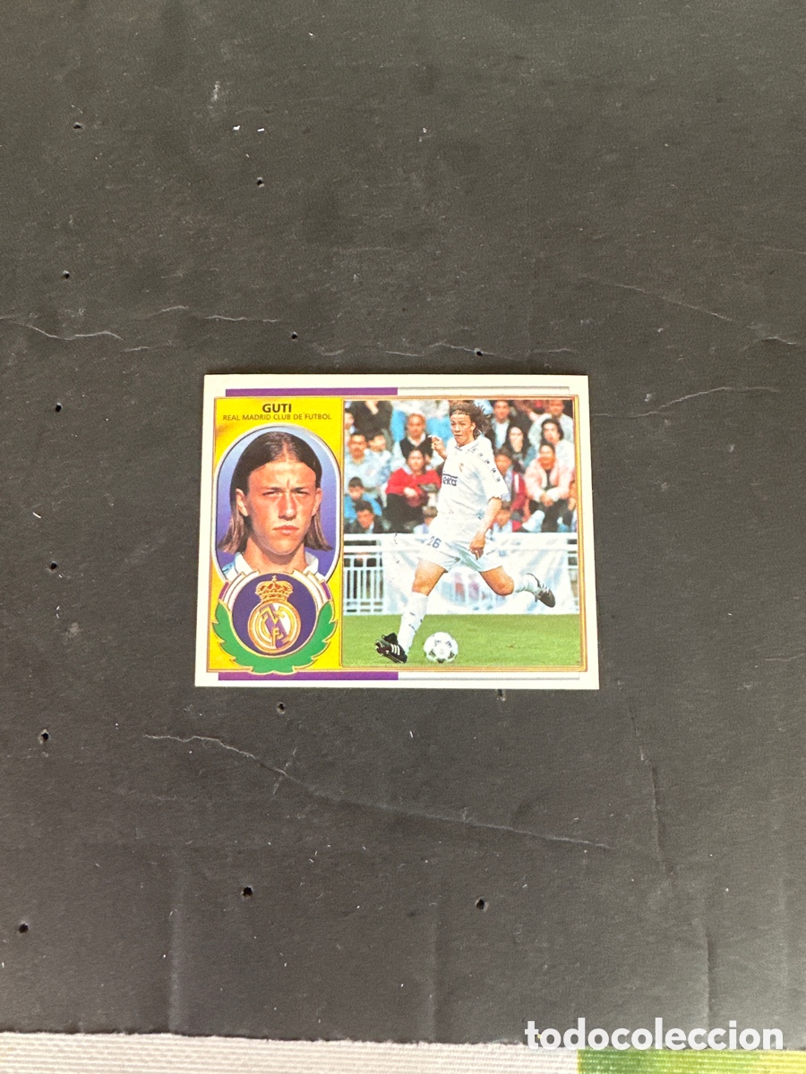 Cromos de f&uacute;tbol: Cromo liga 96/97 Real Madrid nunca pegado