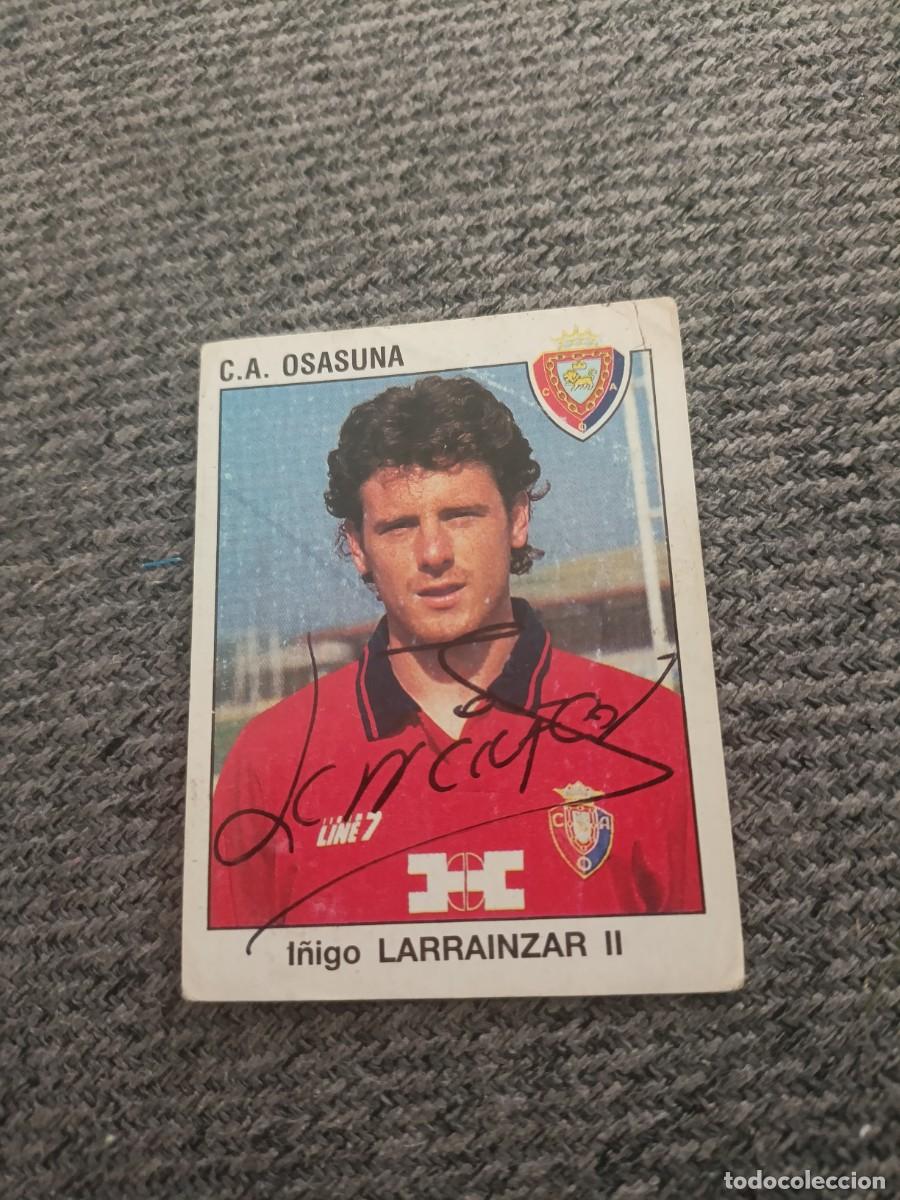 Cromos de f&uacute;tbol: Auto original de Larrainzar Osasuna