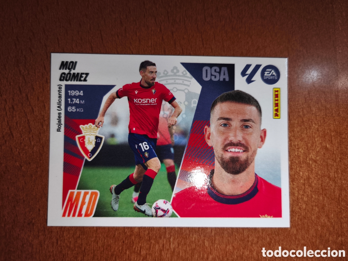 Cromos de f&uacute;tbol: Moi G&oacute;mez n&deg;15 liga este 25/26 Osasuna
