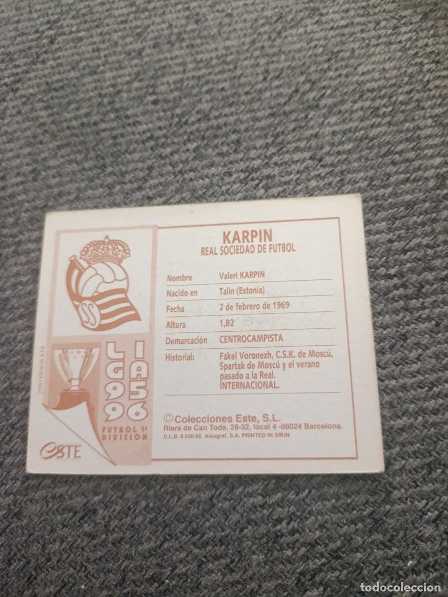 Cromos de f&uacute;tbol: Auto original de Karpin Real Sociedad - Foto 2