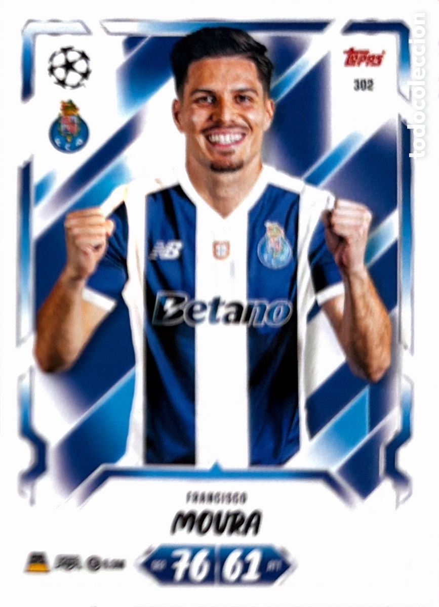 Cromos de f&uacute;tbol: 302 - Francisco Moura (OPORTO) MATCH ATTAX CHAMPIONS LEAGUE 2026/27 (TOPPS)