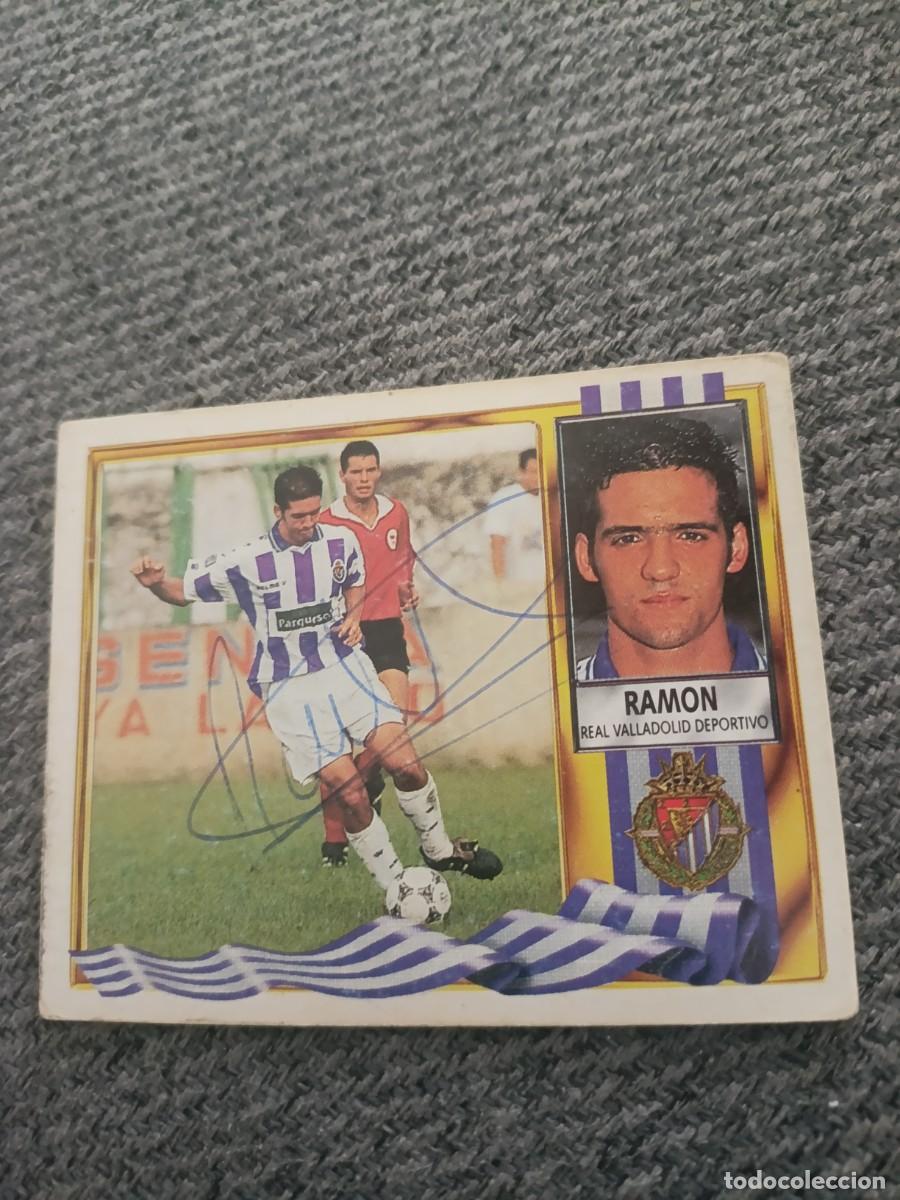 Cromos de f&uacute;tbol: Auto original de Ram&oacute;n Valladolid