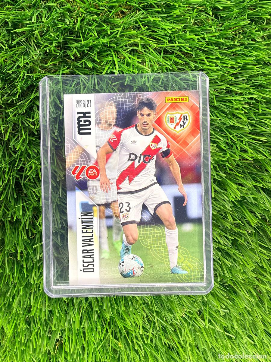 Cromos de f&uacute;tbol: N&ordm; 300 &Oacute;scar Valent&iacute;n Rayo Vallecano Megacracks 26 27