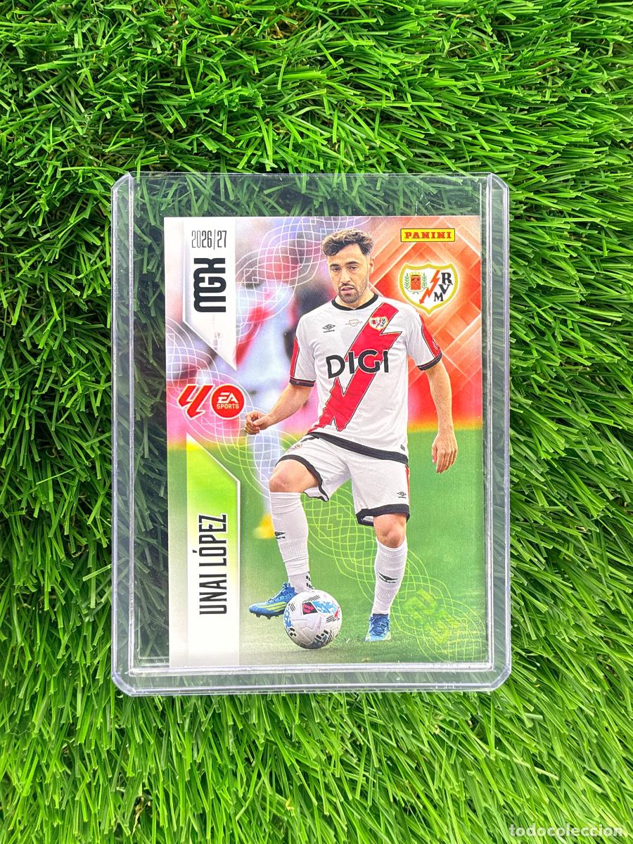 Cromos de f&uacute;tbol: N&ordm; 301 Unai L&oacute;pez Rayo Vallecano Megacracks 26 27