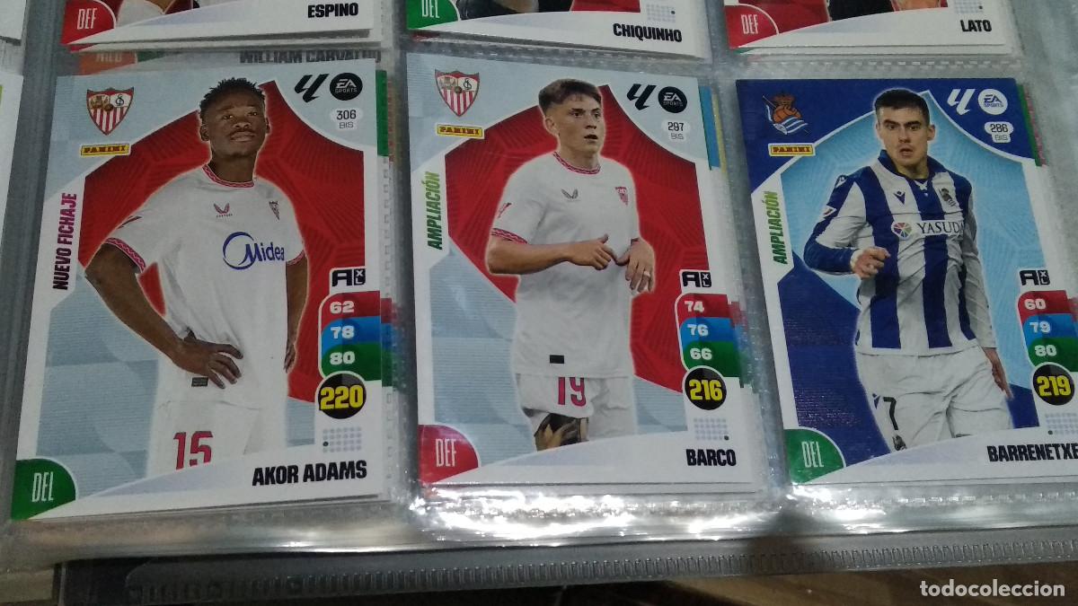 Cromos de f&uacute;tbol: 286 BIS Barrenetxea, Real Sociedad AMPLIACI&Oacute;N FICHAS ALBUM ADRENALYN XL 2024 2025 24 25