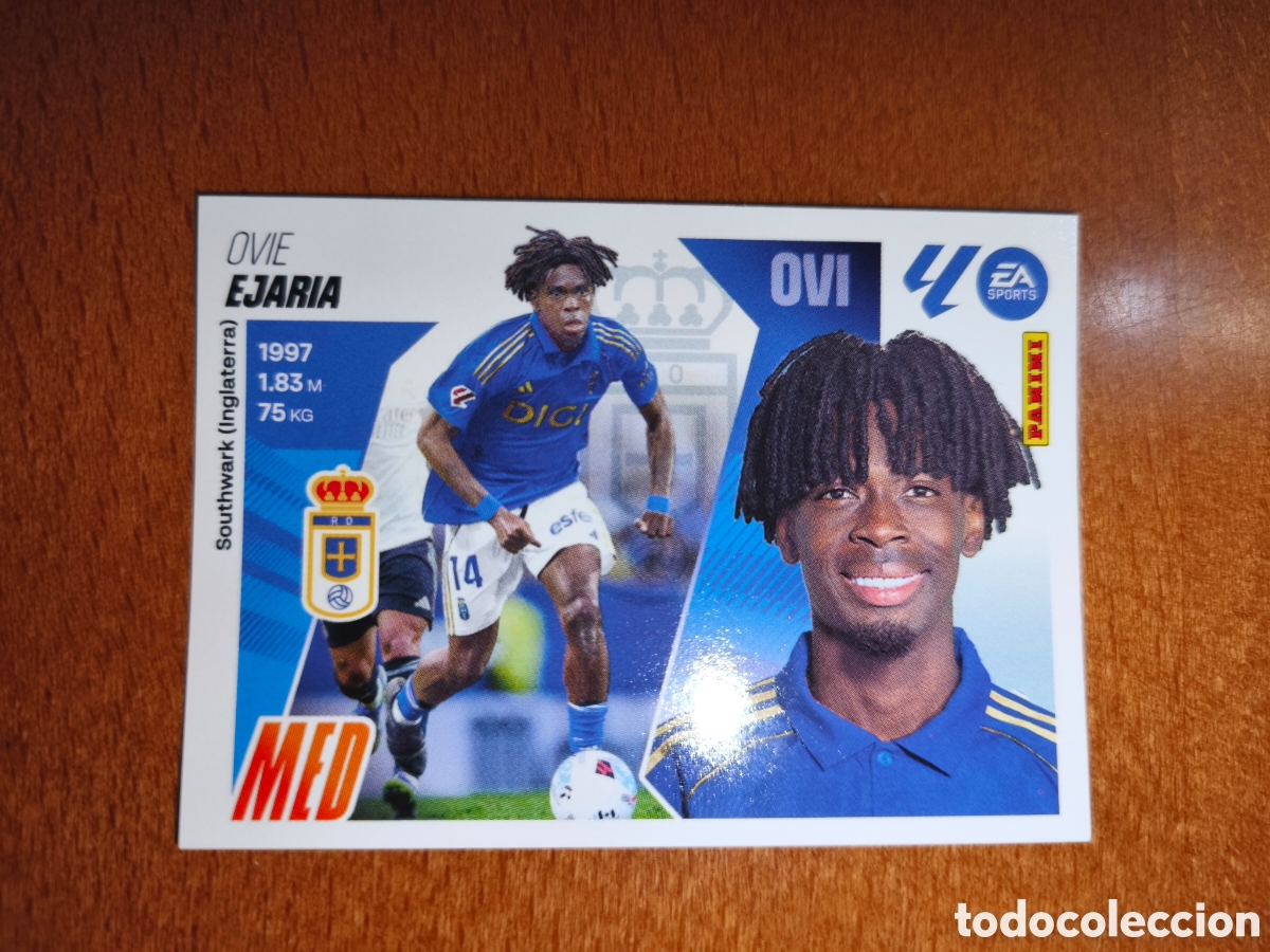 Cromos de f&uacute;tbol: Ejaria n&deg;10 liga este 25/26 Oviedo