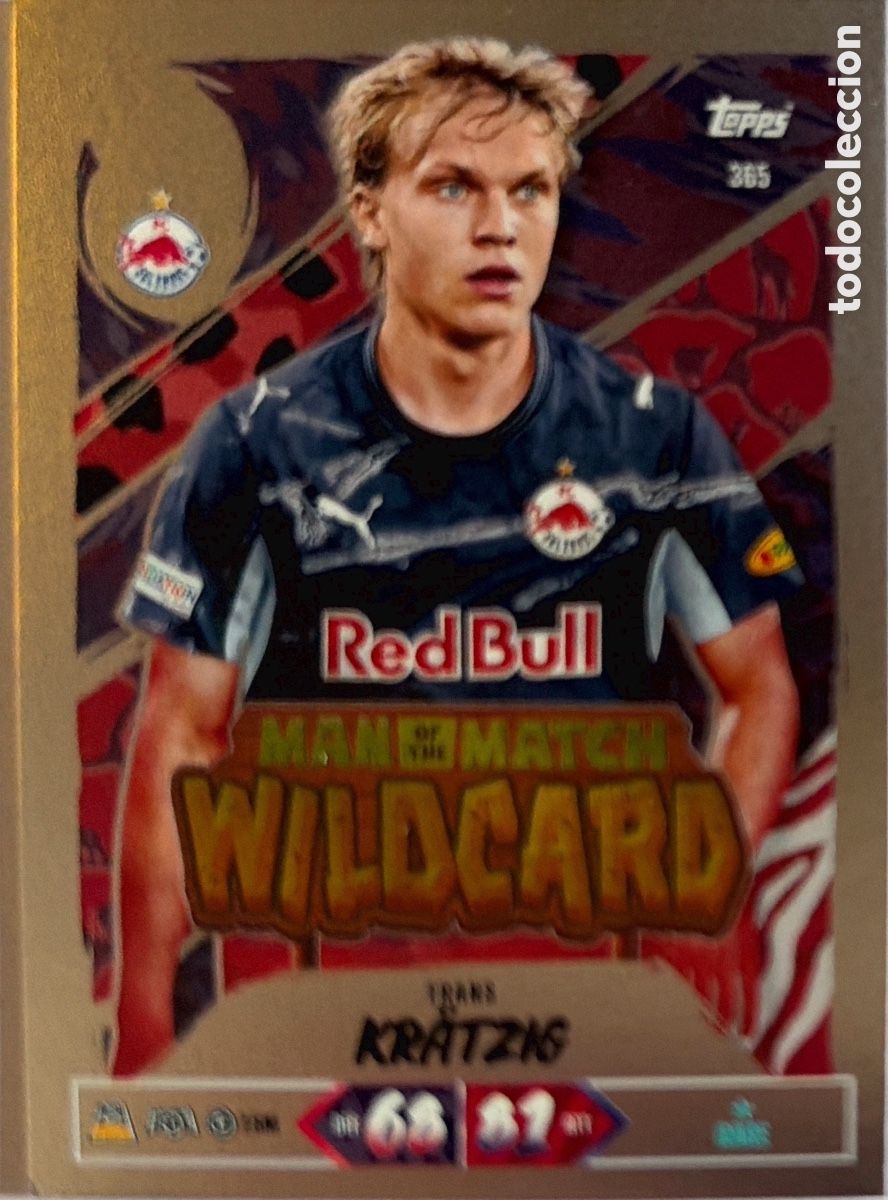 Fu&szlig;ball-Sticker: 365 - Frans Kr&auml;tzig -MAN OF THE MATCH- ( Salzburgo) MATCH ATTAX CHAMPIONS LEAGUE 2026/27 (TOPPS)