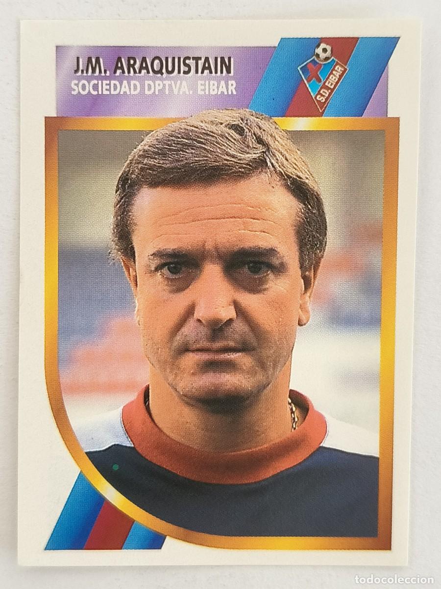 Cromos de f&uacute;tbol: #ARAQUISTAIN (S.D. EIBAR) FUTBOL 2 DIVISION 94/95 ESTE