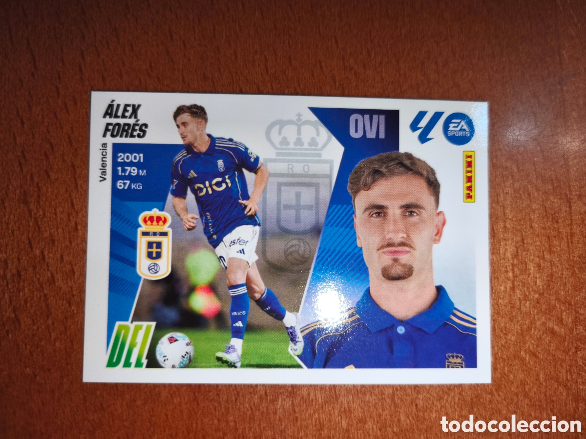Figurine di Calcio: &Aacute;lex fores coloca n&deg;20 Bis liga este 25/26 Oviedo