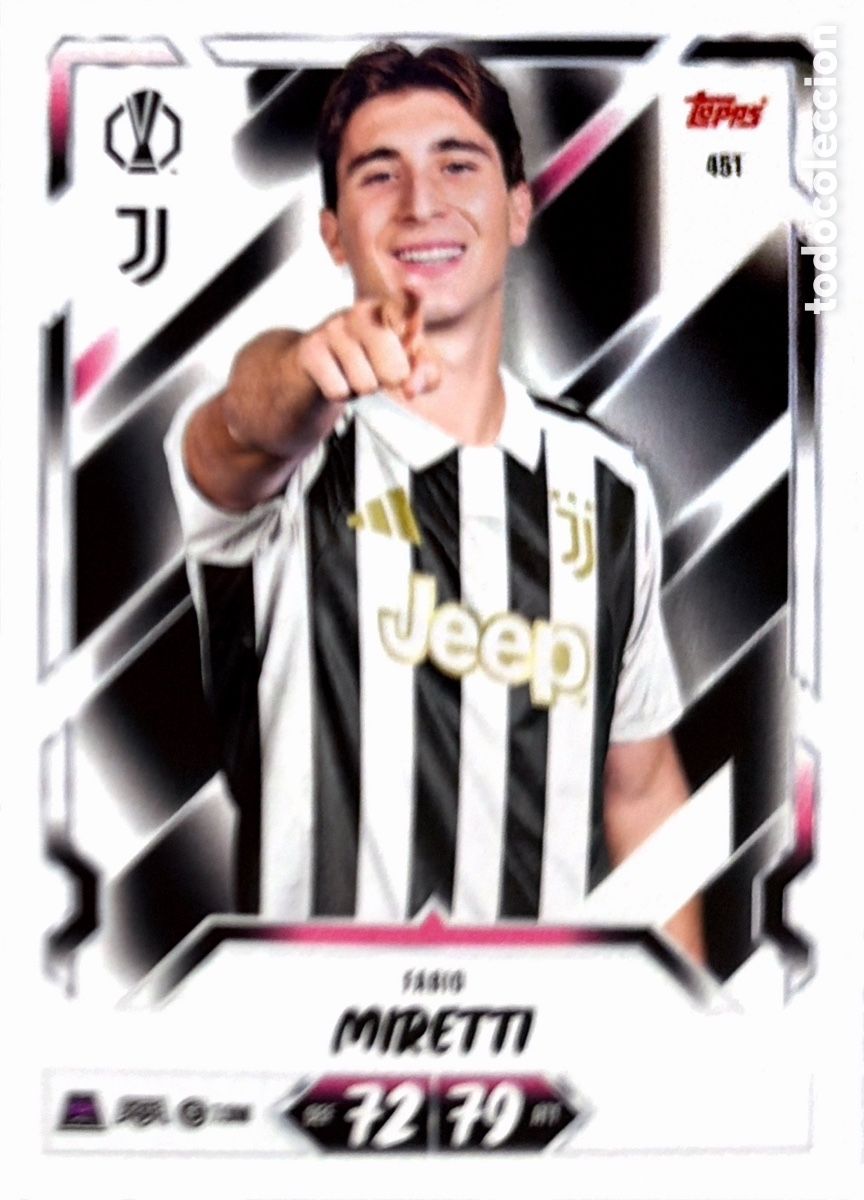 Figurine di Calcio: 451 - Fabio Miretti (JUVENTUS) MATCH ATTAX CHAMPIONS LEAGUE 2026/27 (TOPPS)