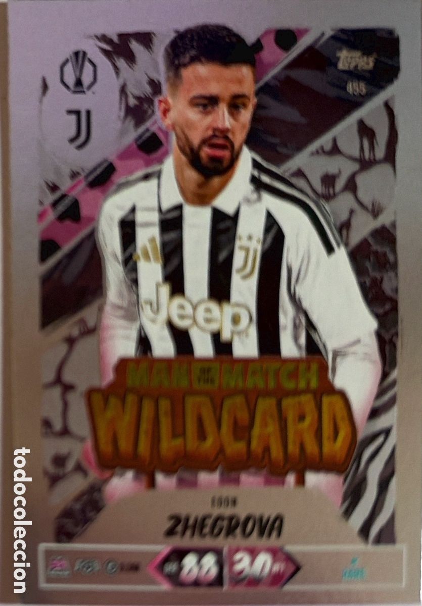 Figurine di Calcio: 455 - Edon Zhegrova -MAN OF THE MATCH- (JUVENTUS) MATCH ATTAX CHAMPIONS LEAGUE 2026/27 (TOPPS)