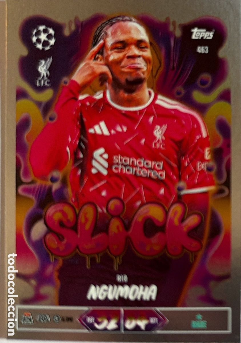 Cromos de Futebol: 463 - Rio Ngumoha -Slick- (LIVERPOOL) MATCH ATTAX CHAMPIONS LEAGUE 2026/27 (TOPPS)