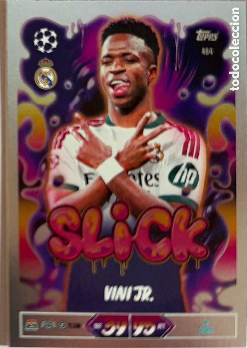 Cromos de Futebol: 464 - VINICIUS -Slick- (R. MADRID) MATCH ATTAX CHAMPIONS LEAGUE 2026/27 (TOPPS)